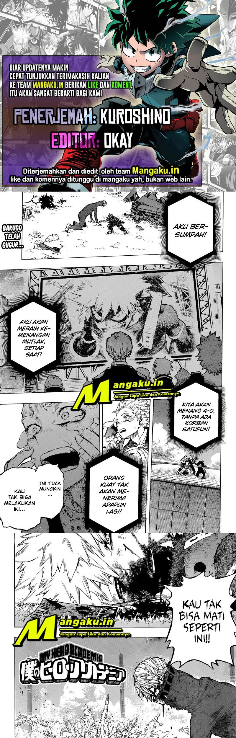 Komik Boku no Hero Academia - Chapter 363