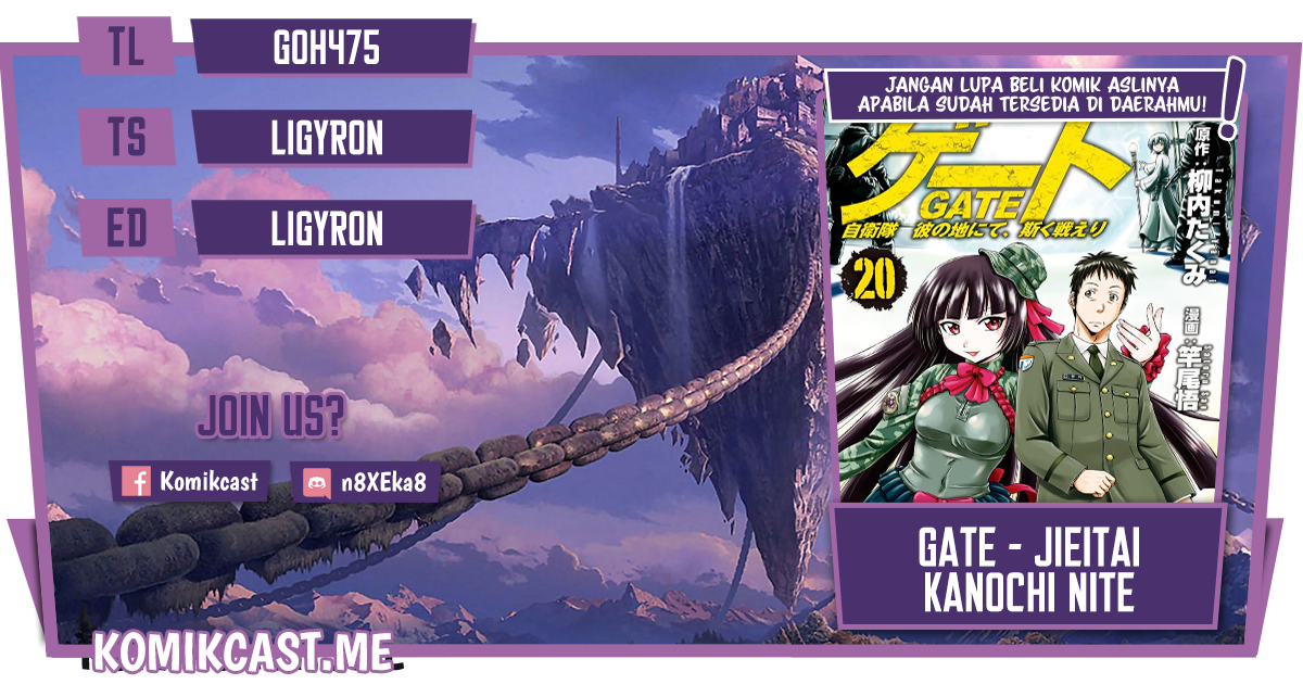 Komik Gate – Jietai Kare no Chi nite Kaku Tatakeri - Chapter 115