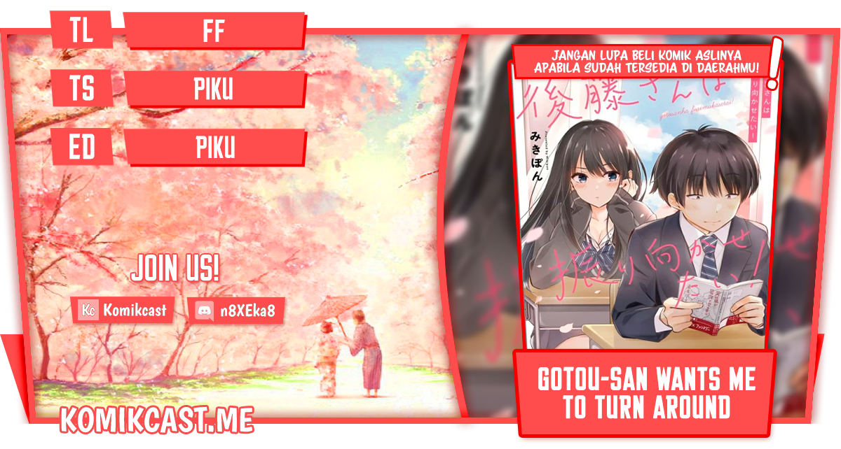 Komik Gotou-san Wants Me To Turn Around - Chapter 31