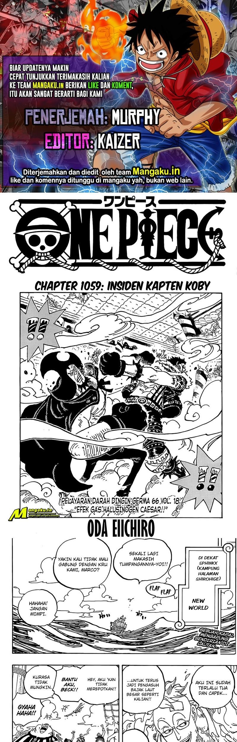 Komik One Piece - Chapter 1059