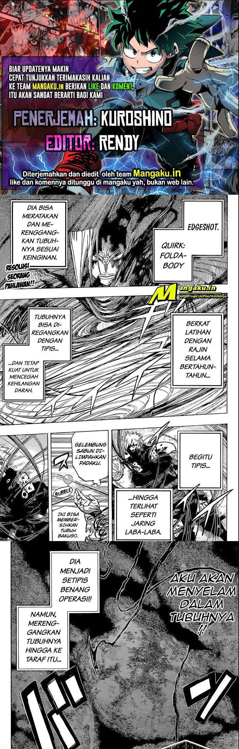 Komik Boku no Hero Academia - Chapter 365