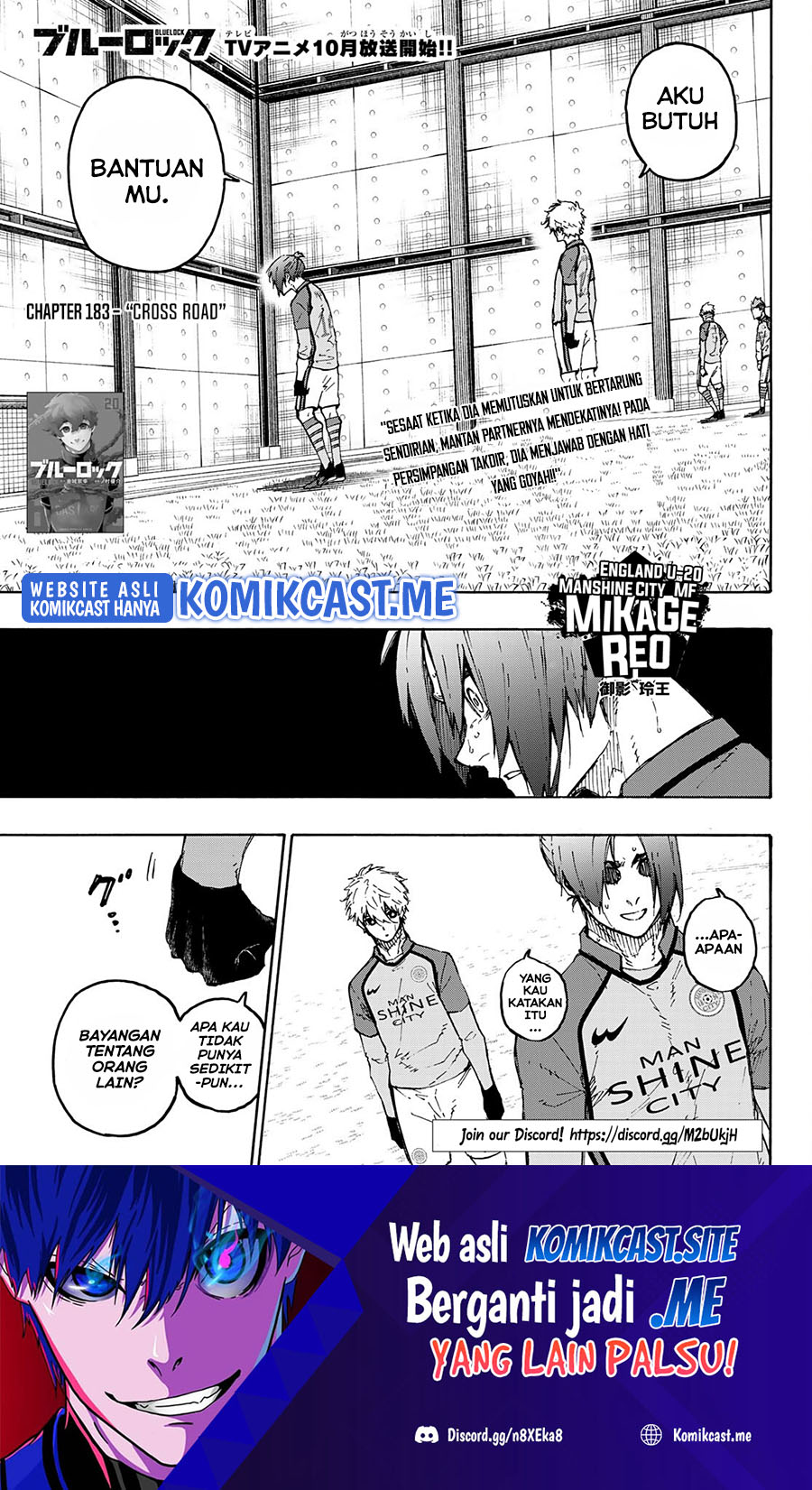 Baca Manga Blue Lock Chapter 187 Gambar 2
