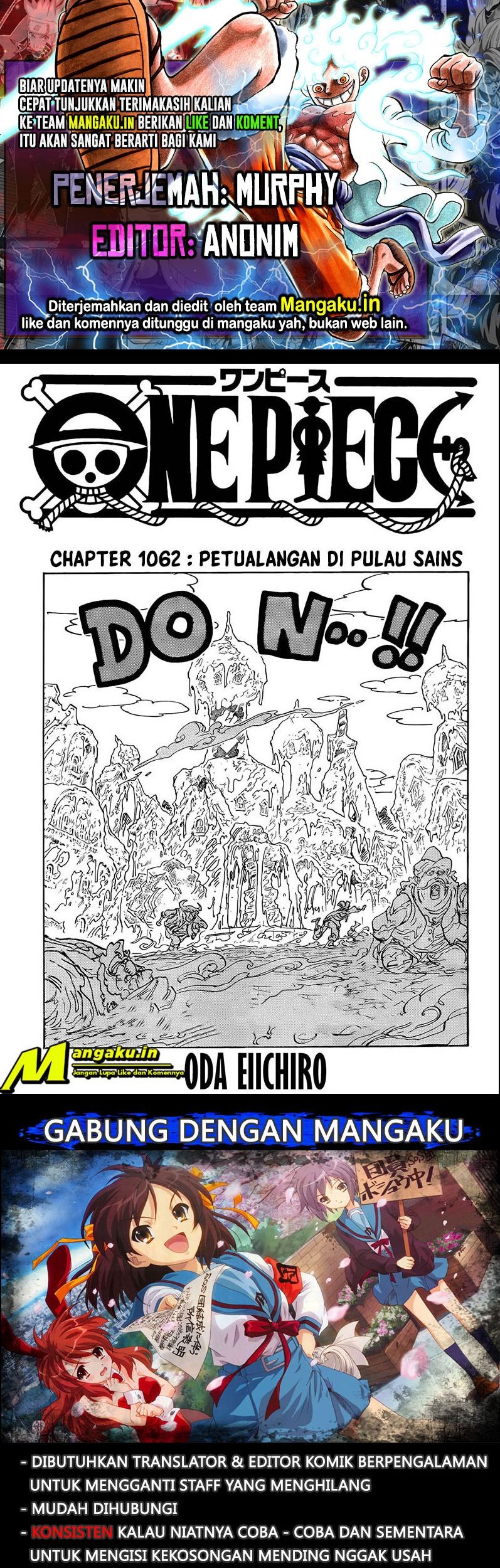 Komik One Piece - Chapter 1062