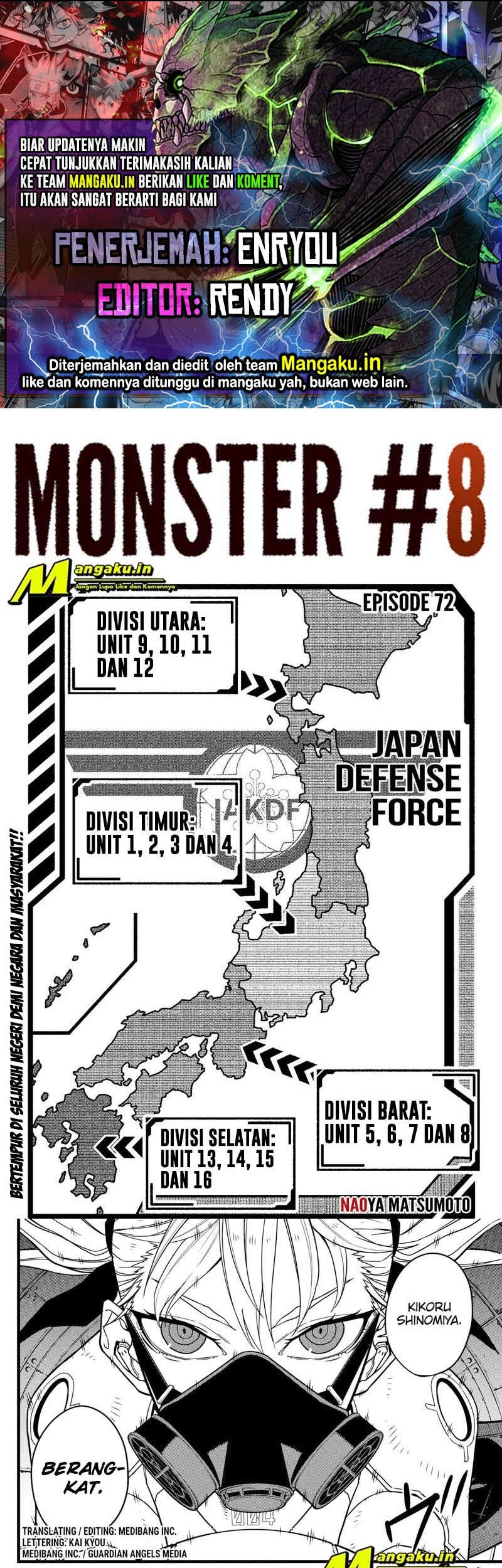 Komik 8Kaijuu - Chapter 72
