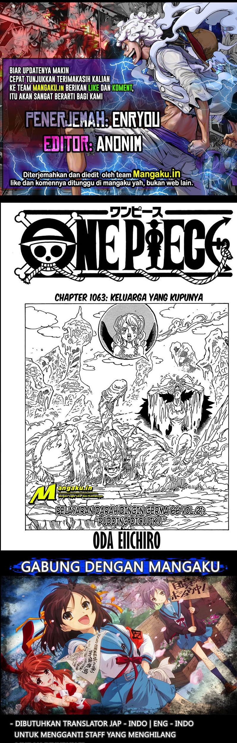 Komik One Piece - Chapter 1063