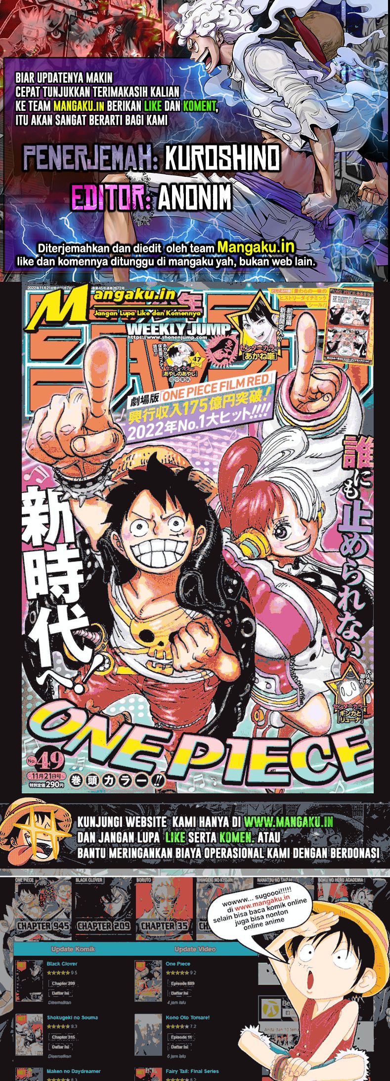 Komik One Piece - Chapter 1065