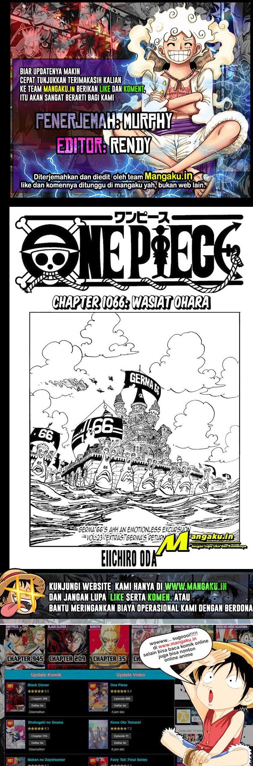 Komik One Piece - Chapter 1066