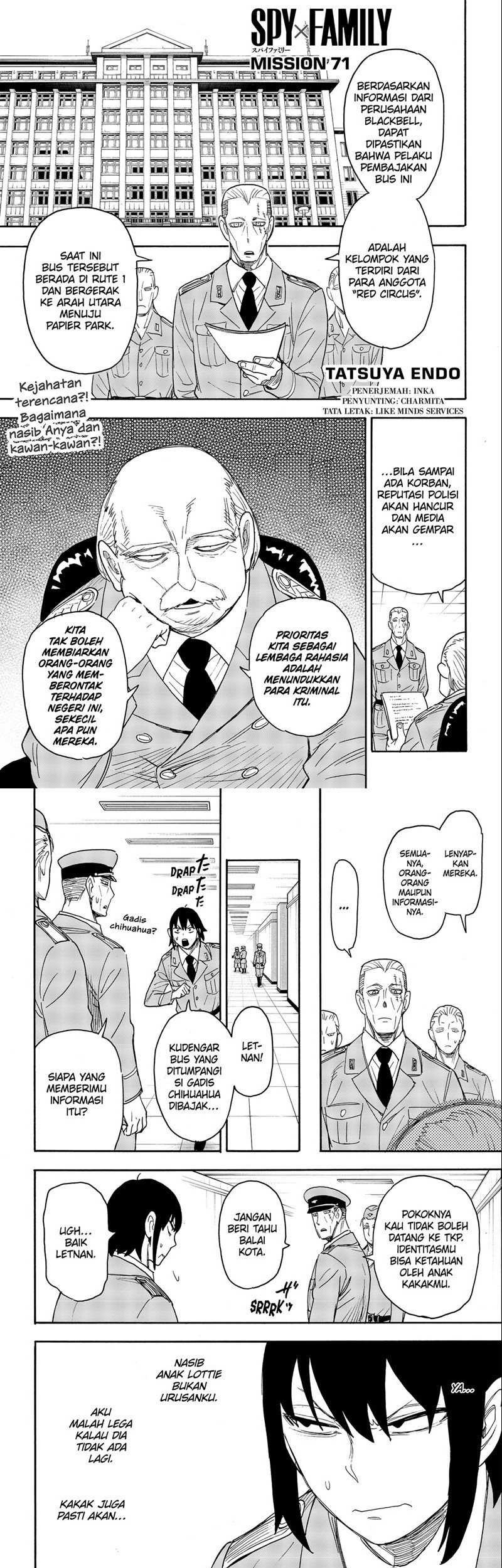 Komik Spy X Family - Chapter 71