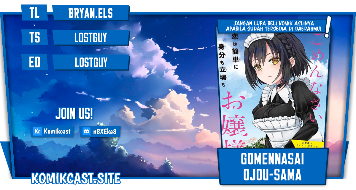 Baca Komik Gomennasai Ojou-sama, Ore wa Maid ga Suki nan desu Chapter 10 Gambar 1