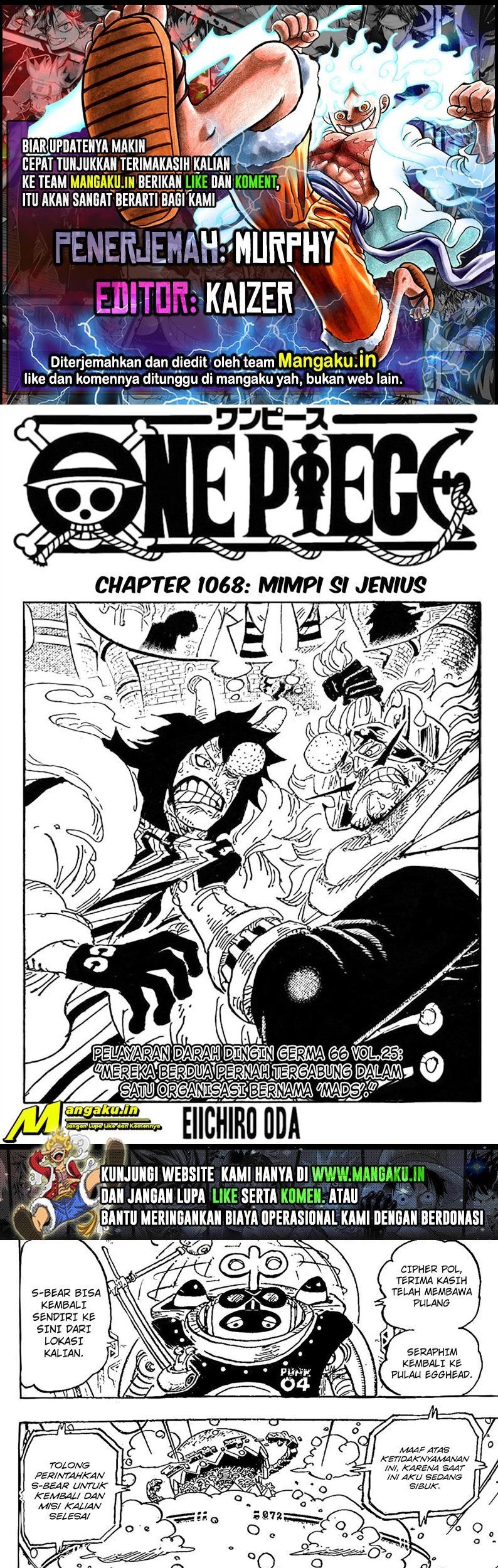 Komik One Piece - Chapter 1068