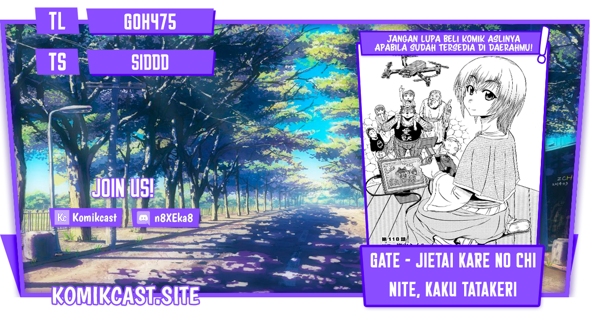 Komik Gate – Jietai Kare no Chi nite Kaku Tatakeri - Chapter 118