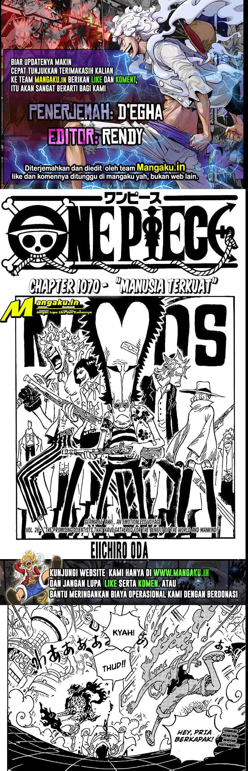 Komik One Piece - Chapter 1070