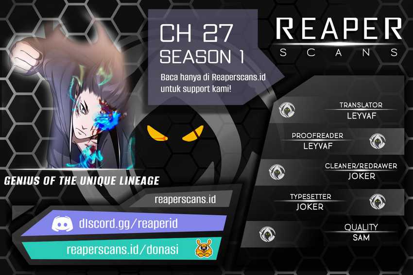 Komik Genius of the Unique Lineage - Chapter 27