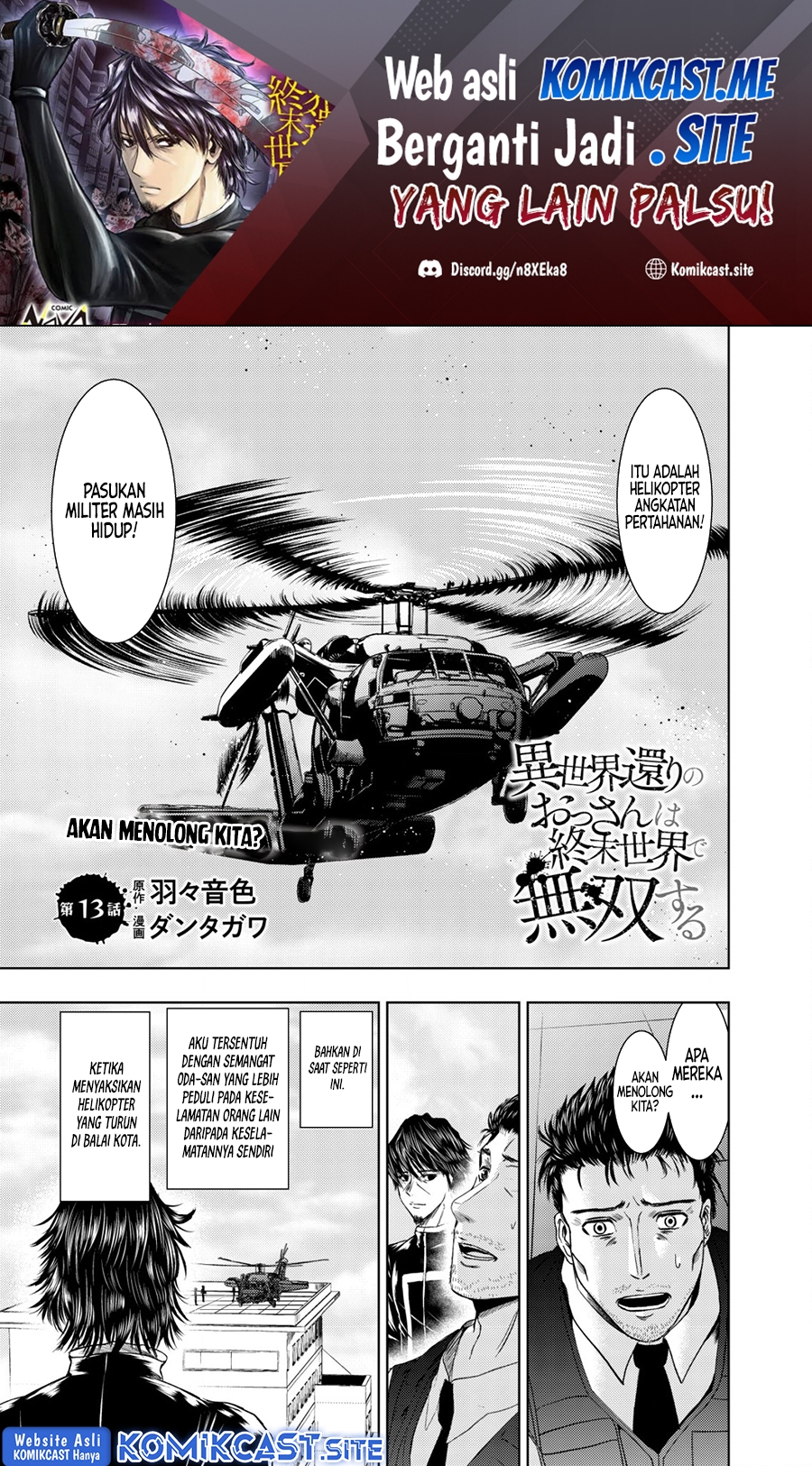Baca Manga Isekai Kaeri no Ossan wa Shuumatsu de Sekai de Musou Suru Chapter 13 Gambar 2