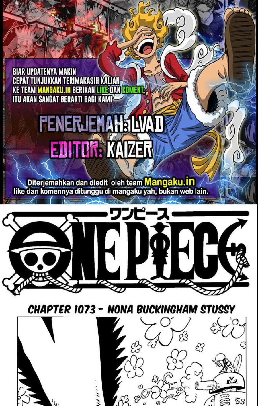 Komik One Piece - Chapter 1073