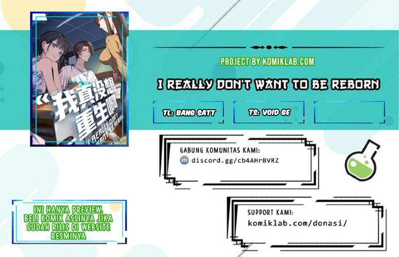 Komik I Really Don’t Want to Be Reborn - Chapter 23