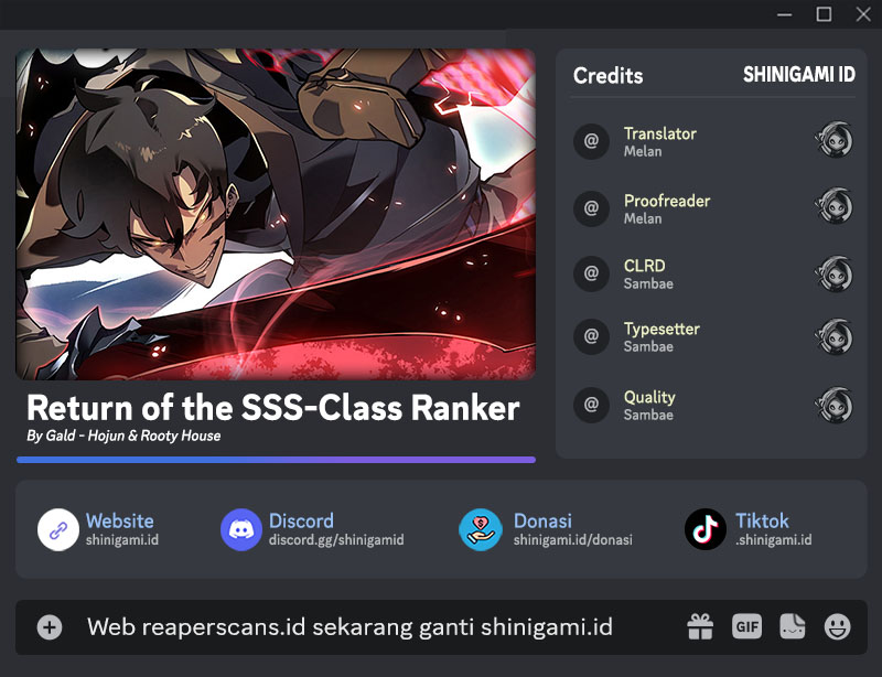 Komik Return of the SSS-Class Ranker - Chapter 47