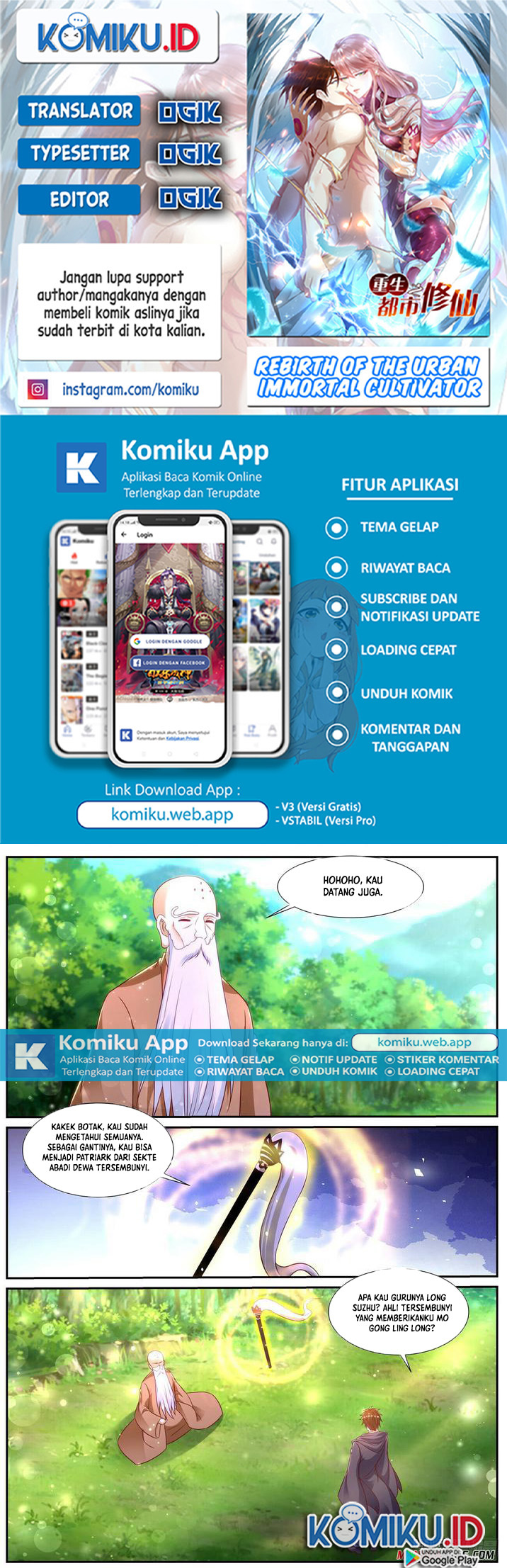 Komik Rebirth Of The Urban Immortal Cultivator - Chapter 869