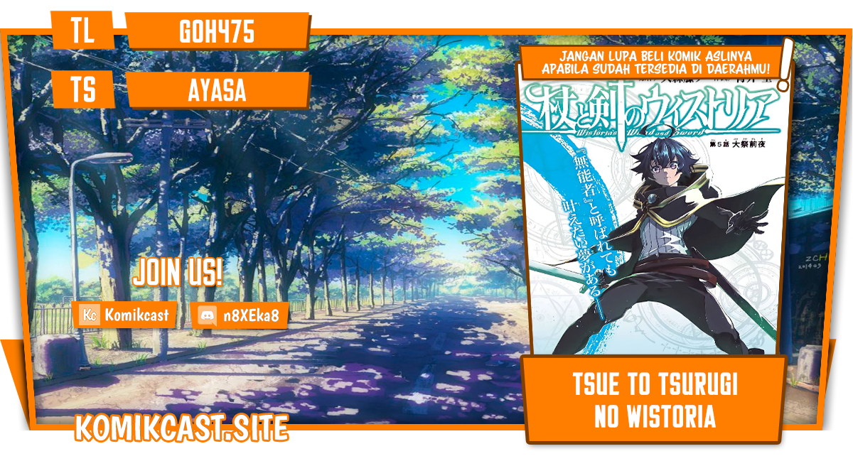 Komik Tsue to Tsurugi no Wistoria - Chapter 18