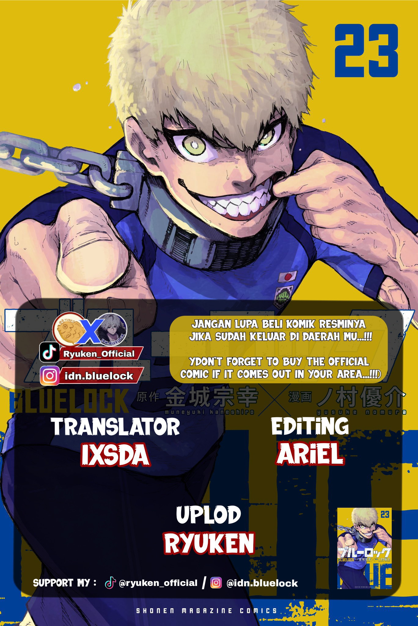 Komik Blue Lock - Chapter 211