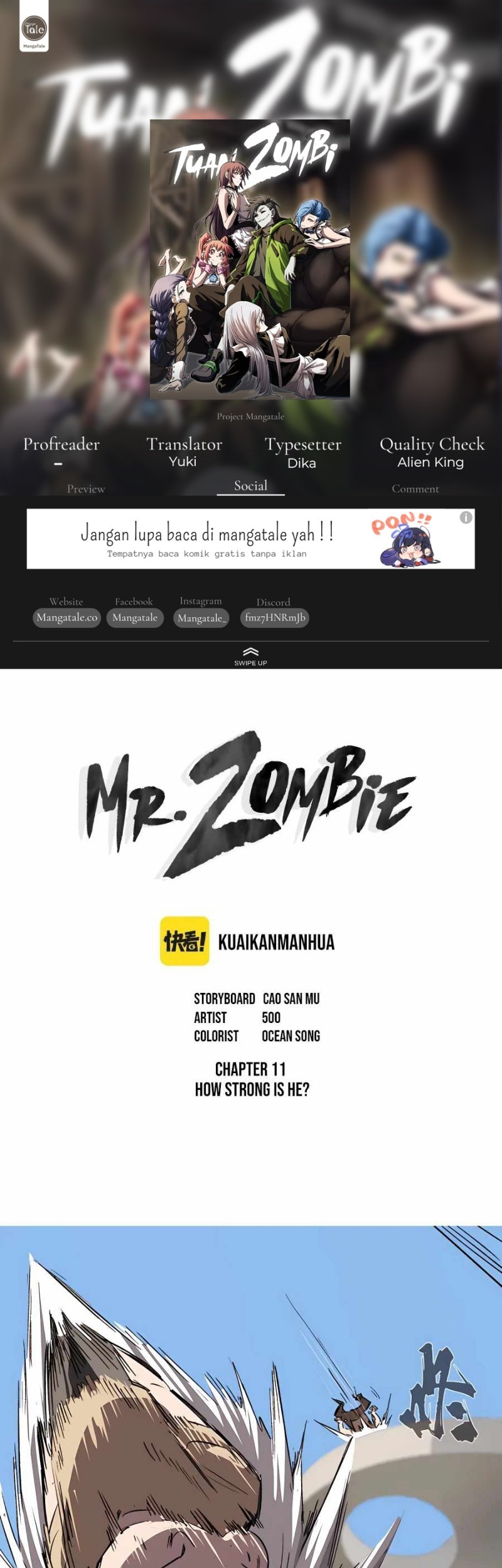 Komik Mr. Zombie - Chapter 11