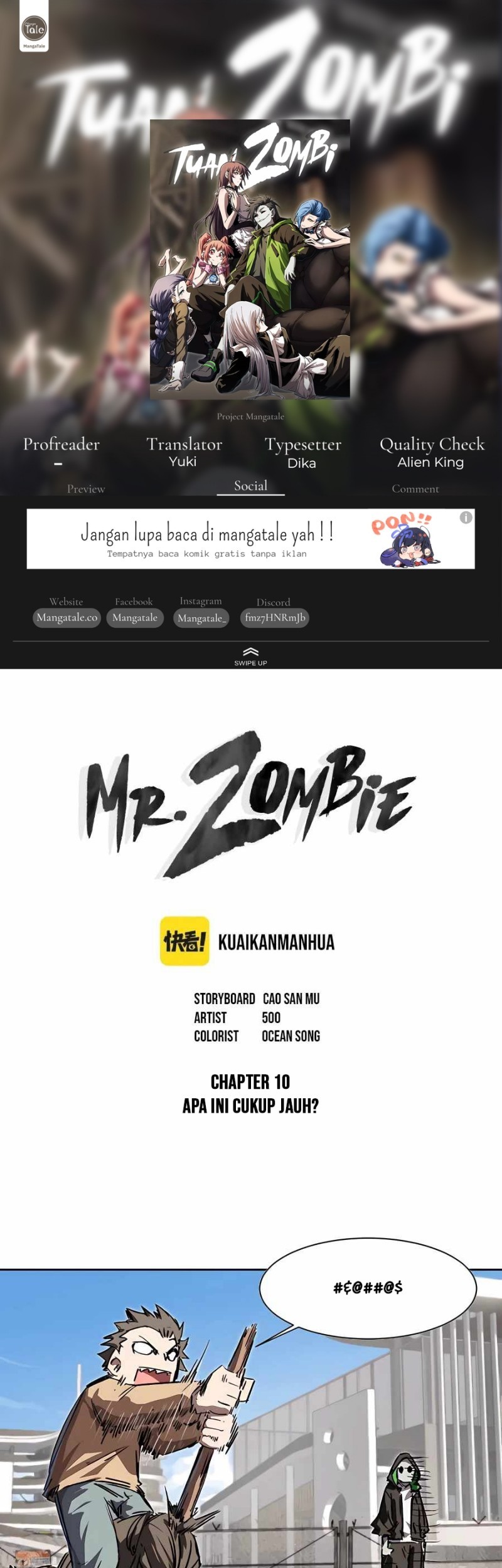 Komik Mr. Zombie - Chapter 10