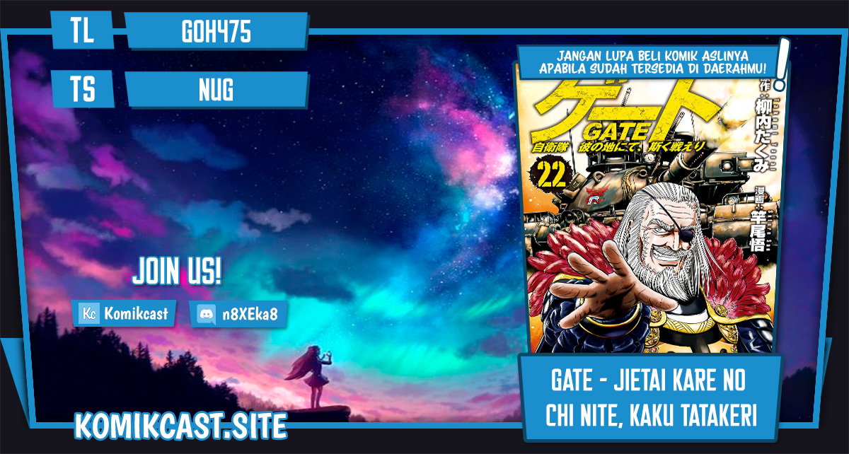 Komik Gate – Jietai Kare no Chi nite Kaku Tatakeri - Chapter 121