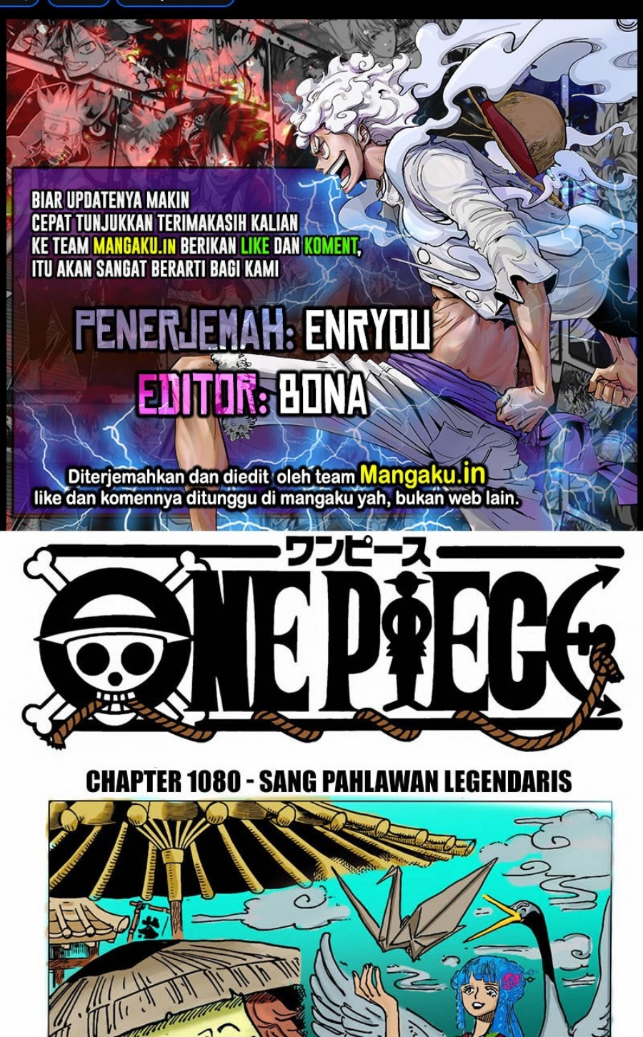 Komik One Piece - Chapter 1080