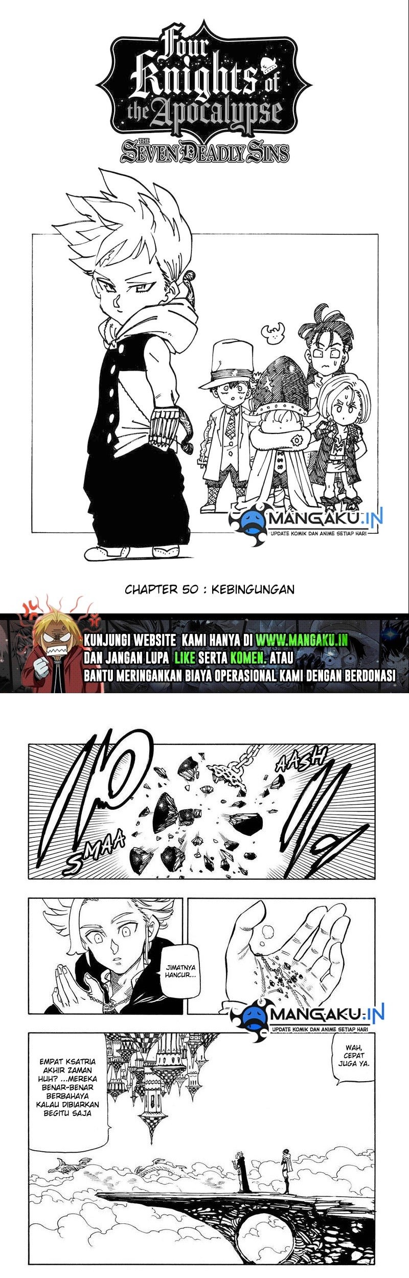 Komik Mokushiroku no Yonkishi - Chapter 50