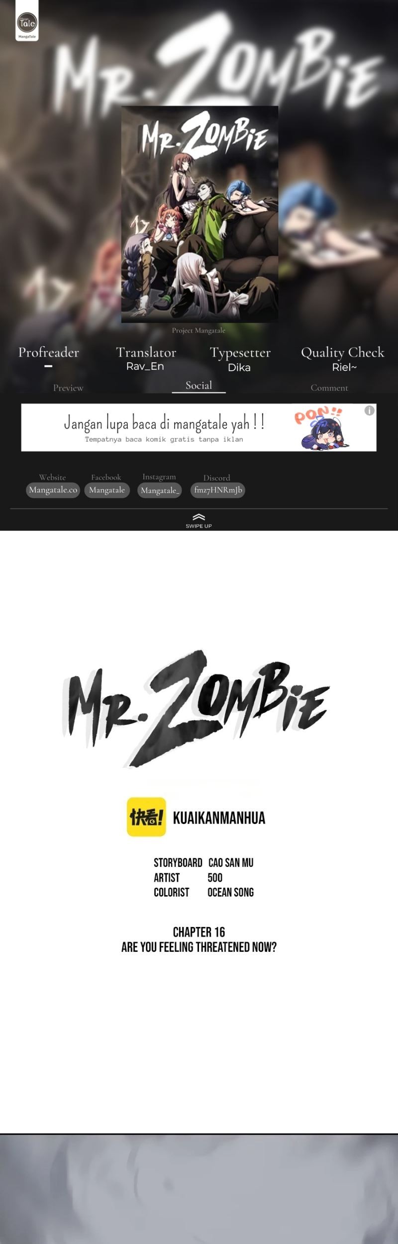 Komik Mr. Zombie - Chapter 16