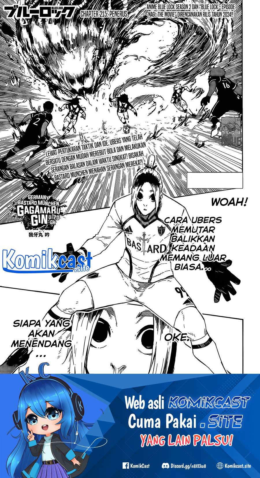 Baca Manga Blue Lock Chapter 215 Gambar 2