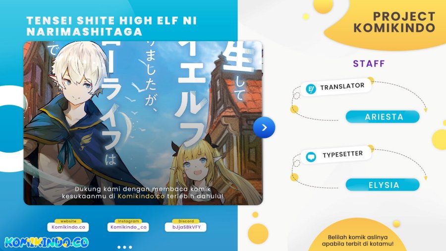 Komik Tensei Shite High Elf ni Narimashitaga, Slow Life wa 120-nen de Akimashita - Chapter 19