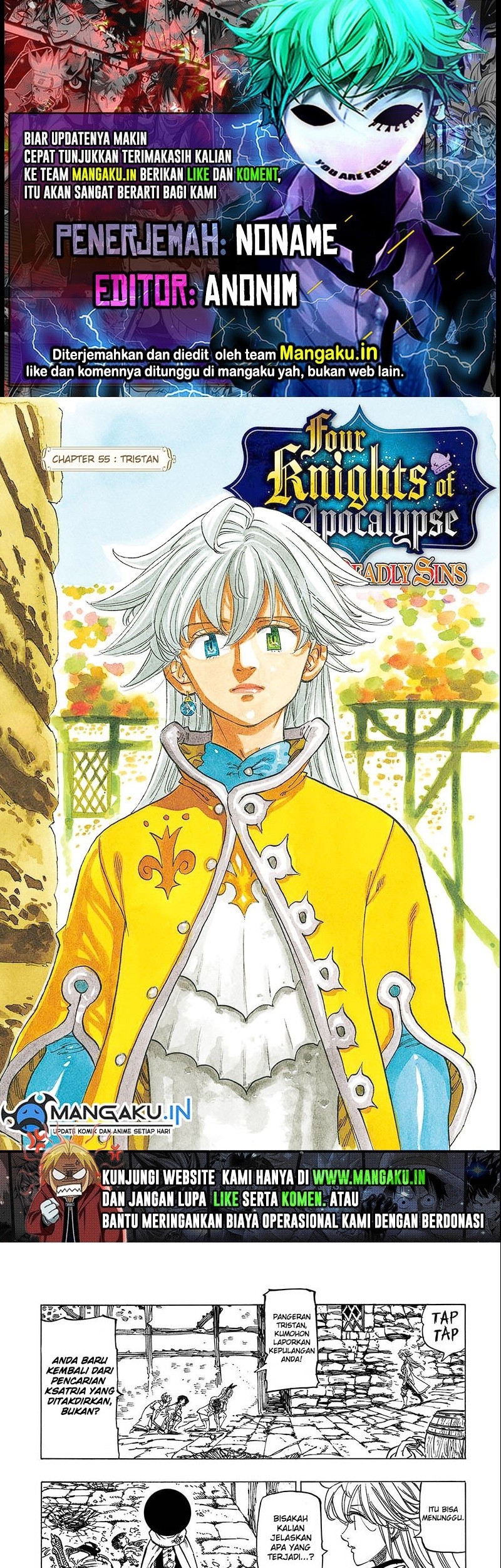 Komik Mokushiroku no Yonkishi - Chapter 55