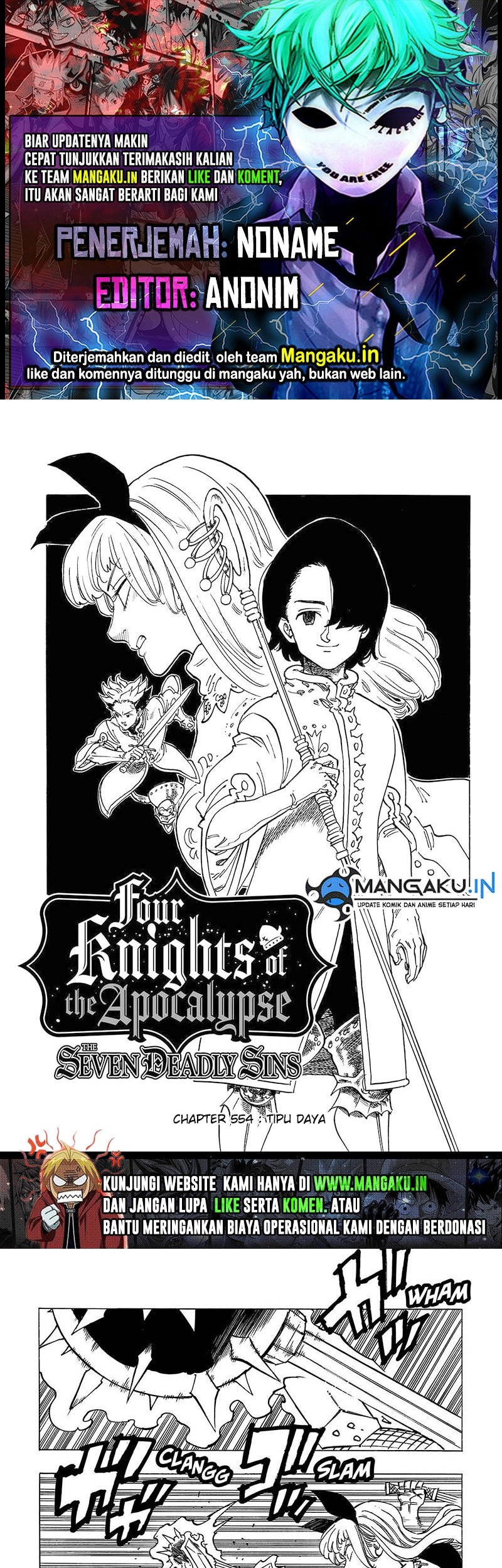 Komik Mokushiroku no Yonkishi - Chapter 54