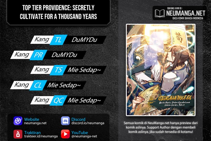 Komik Top Tier Providence: Secretly Cultivate for a Thousand Years - Chapter 71