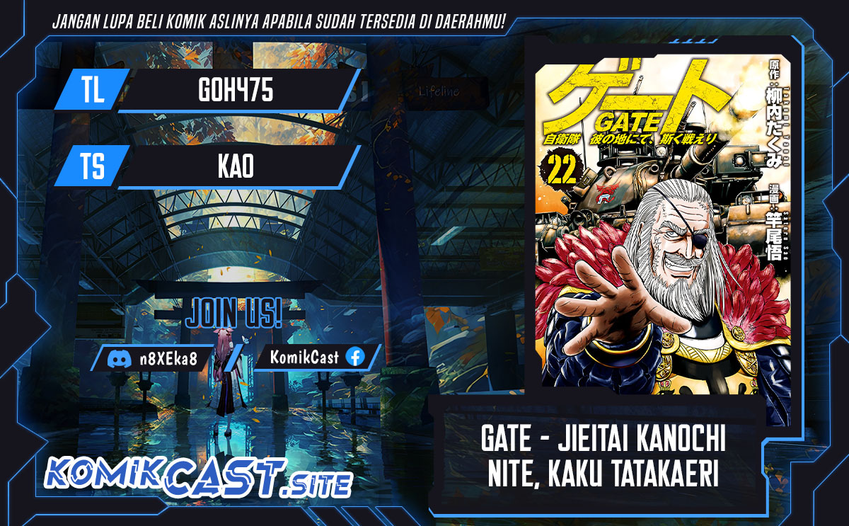 Komik Gate – Jietai Kare no Chi nite Kaku Tatakeri - Chapter 122