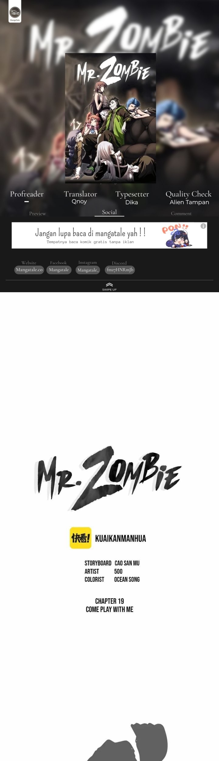 Komik Mr. Zombie - Chapter 19