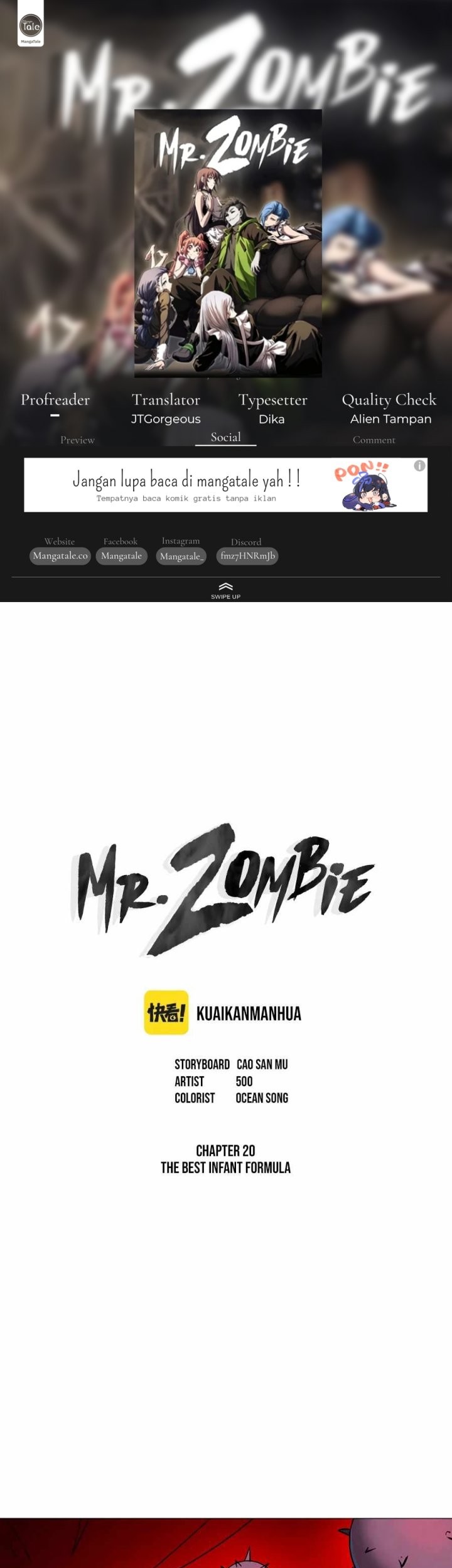 Komik Mr. Zombie - Chapter 20