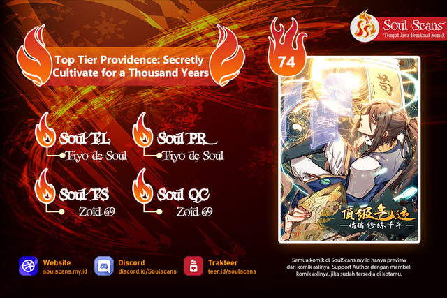 Komik Top Tier Providence: Secretly Cultivate for a Thousand Years - Chapter 74