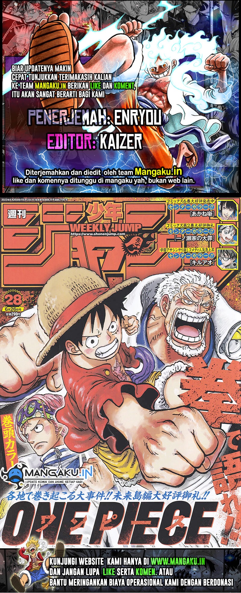 Komik One Piece - Chapter 1086
