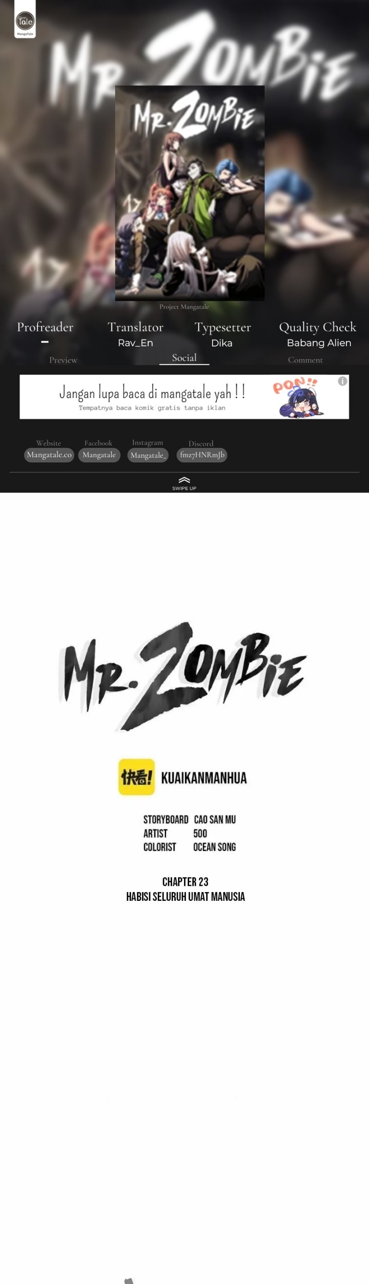 Komik Mr. Zombie - Chapter 23