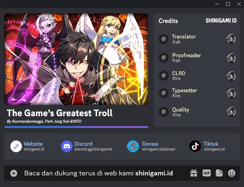 Komik The Game’s Top Troll - Chapter 35