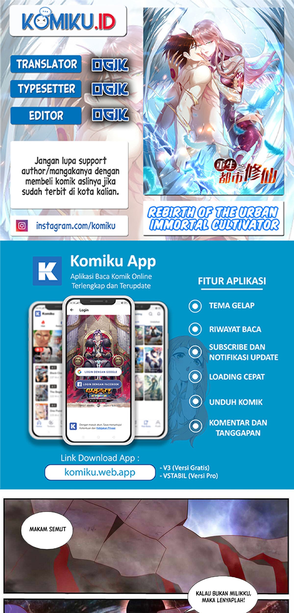 Komik Rebirth Of The Urban Immortal Cultivator - Chapter 896