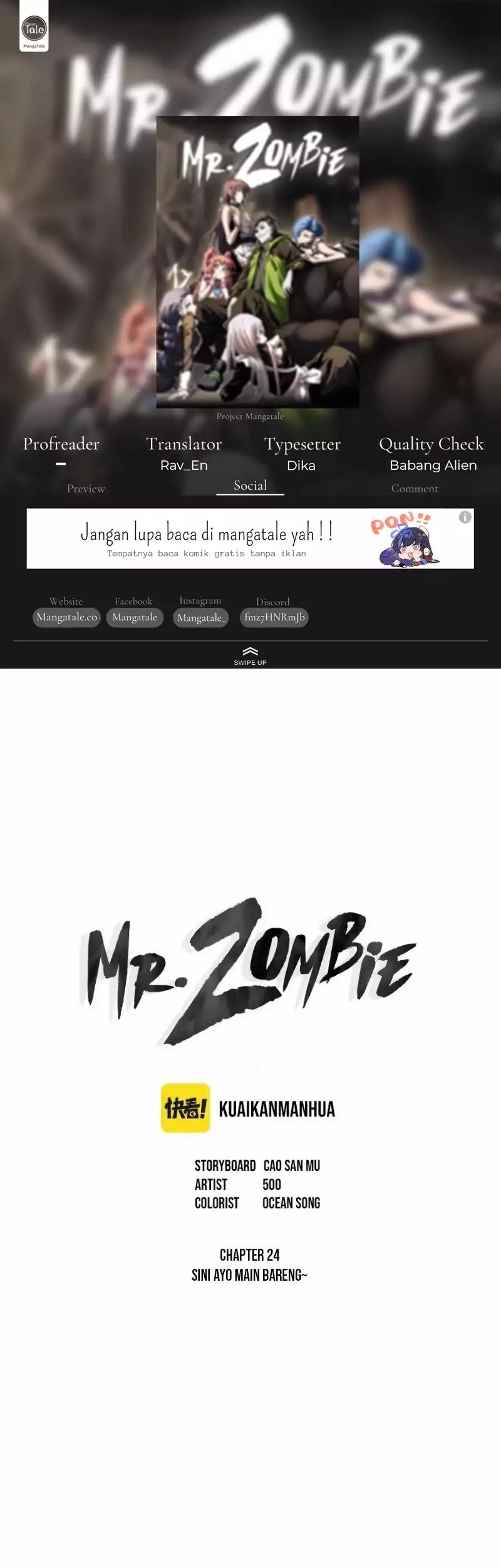Komik Mr. Zombie - Chapter 24