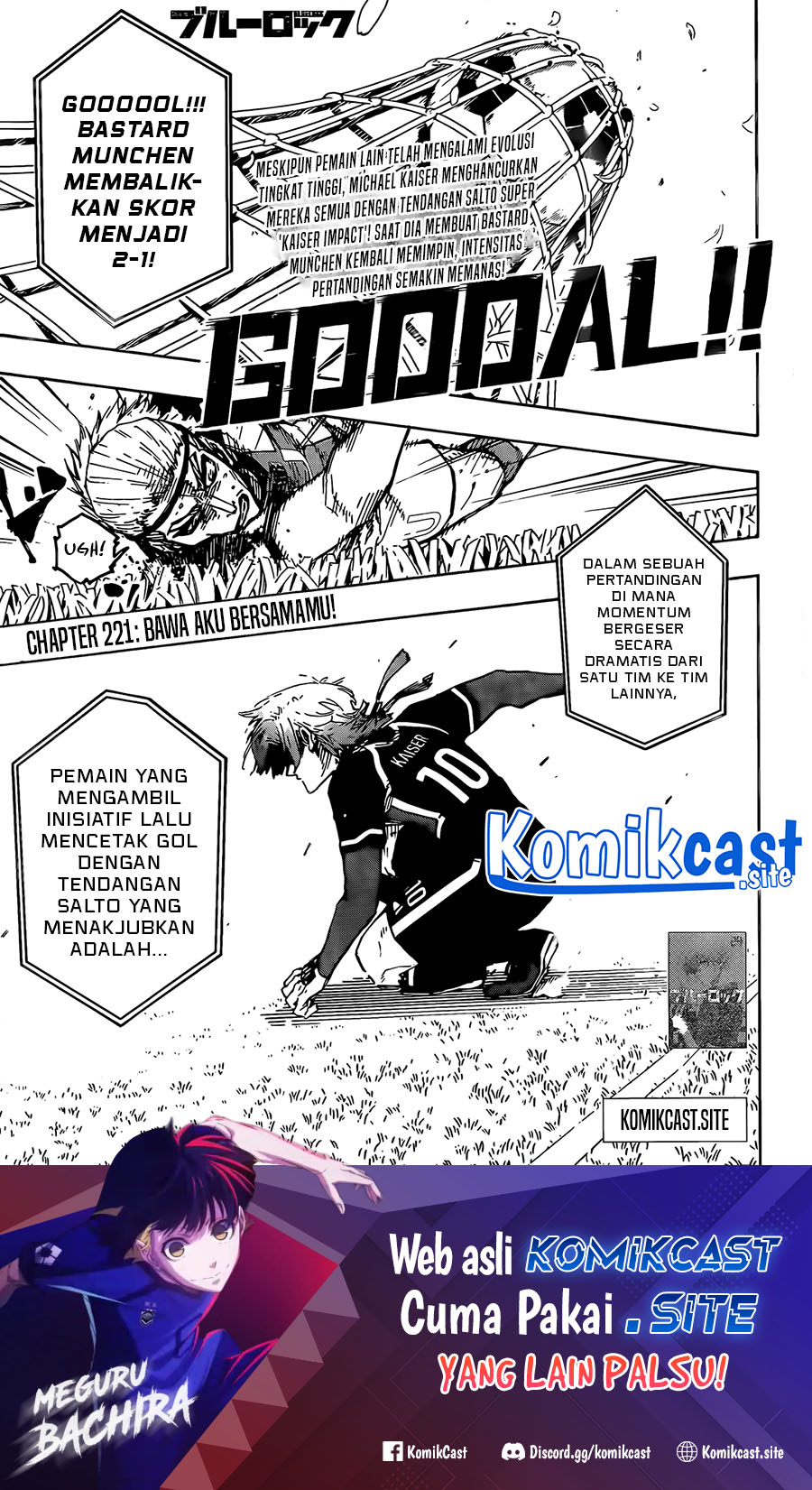Baca Manga Blue Lock Chapter 221 Gambar 2