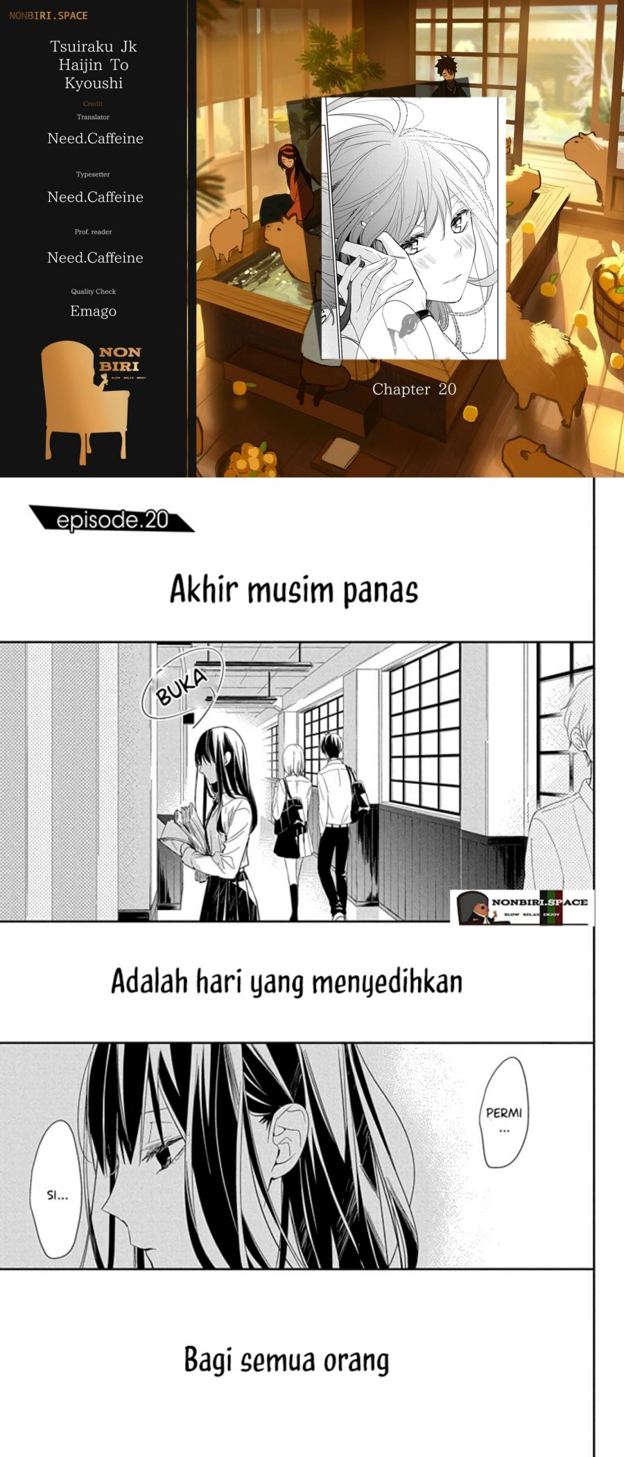 Komik Tsuiraku JK to Haijin Kyoushi - Chapter 20