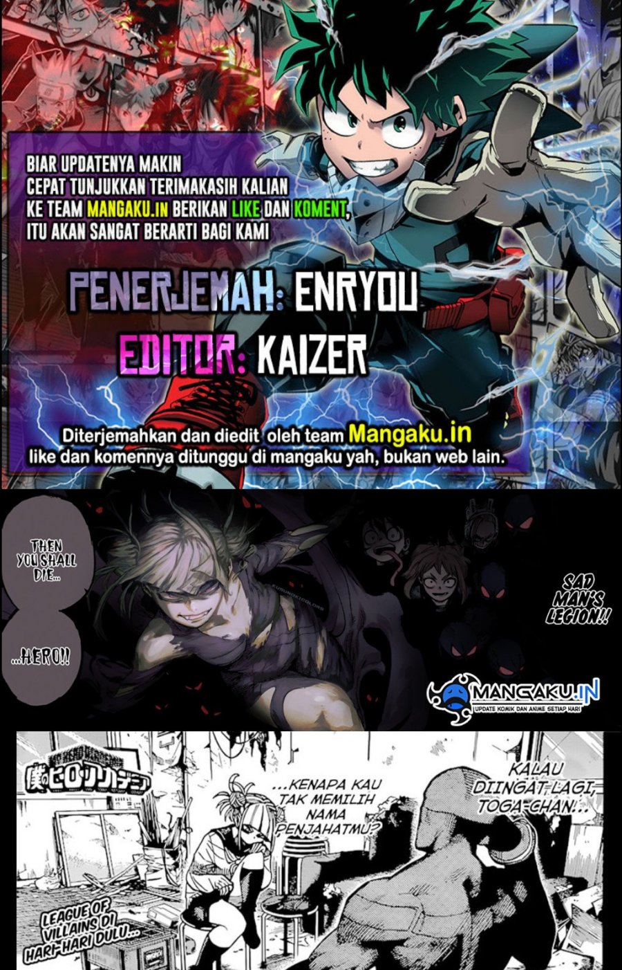Komik Boku no Hero Academia - Chapter 393
