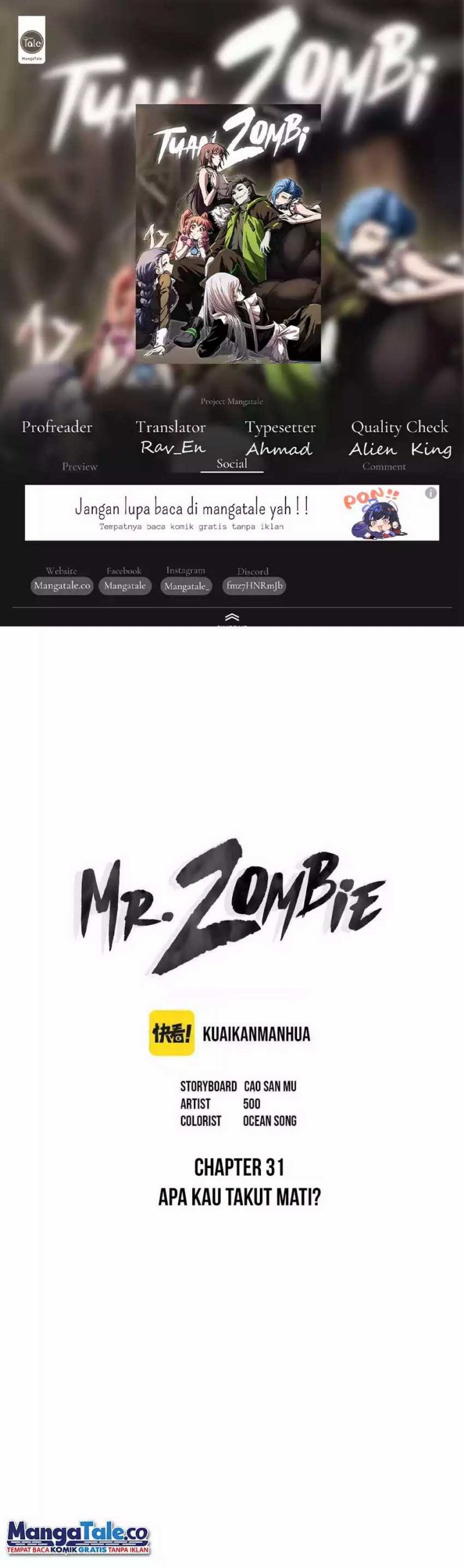 Komik Mr. Zombie - Chapter 32