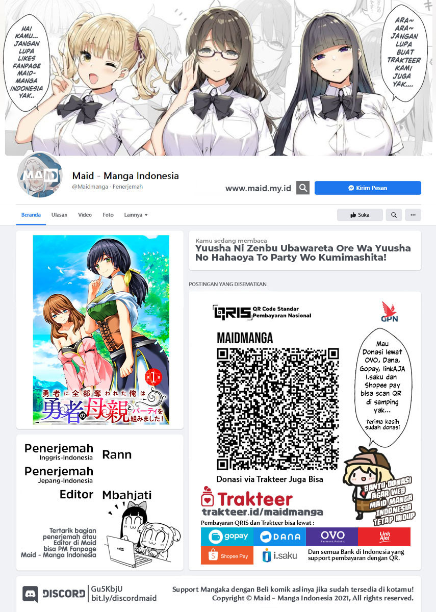 Baca Manga Yuusha ni Zenbu Ubawareta Ore wa Yuusha no Hahaoya to Party wo Kumimashita! Chapter 03 Gambar 2