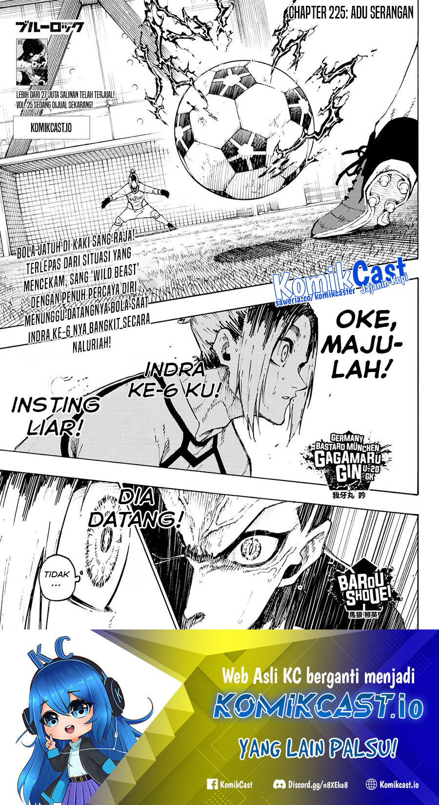 Baca Manga Blue Lock Chapter 225 Gambar 2